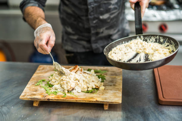 Chef in restaurant