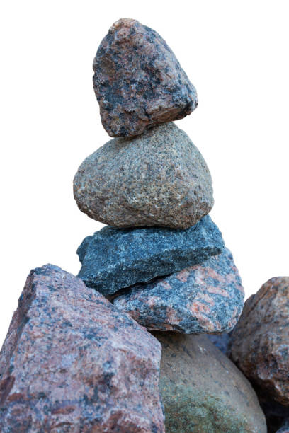 cairn - cornerstone sign built structure granite zdjęcia i obrazy z banku zdjęć