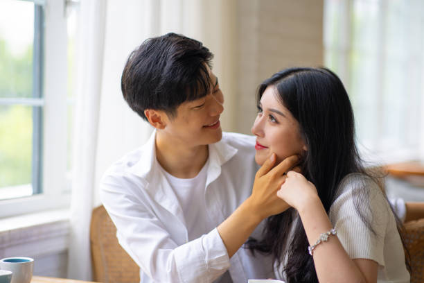 istock Young couple falling in love 1331937496