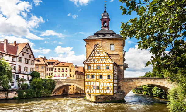 istock The old town hall in Bamberg on the Regnitz River 1331940180