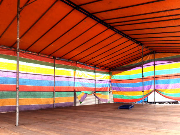 istock Large outdoor empty stage for Taiwanese traditional opera 1331942512