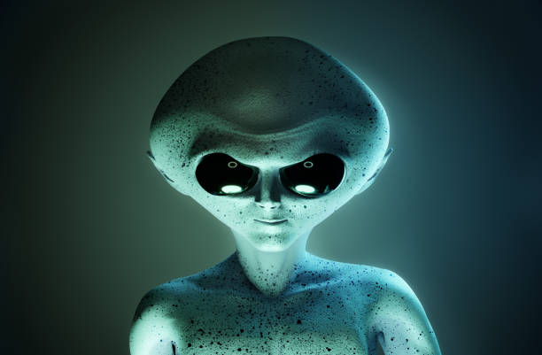istock An Alien Monster Head Portrait 1331944077