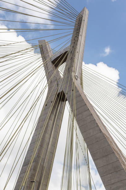 istock Cable-stayed bridge located at Sao Paulo city 1331946544