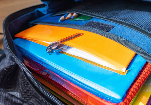 istock Backpack with school supplies for back to school 1331946632