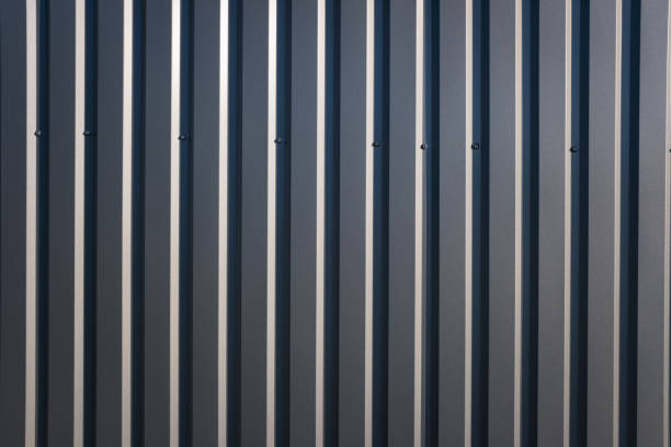 istock Fence made of galvanized metal. 1331946700
