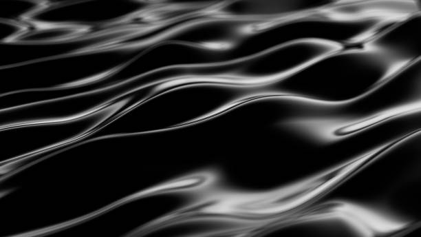 istock Luxury black drapery fabric background. 3d illustration, 3d rendering. 1331955433