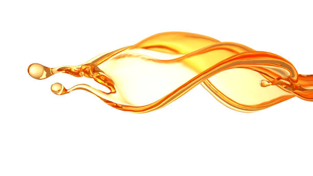 istock A beautiful, elegant splash of orange juice.3d illustration, 3d rendering. 1331955462