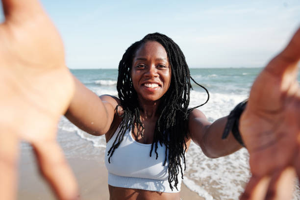 istock Ppetty Woman Enjoying Filming 1331962963