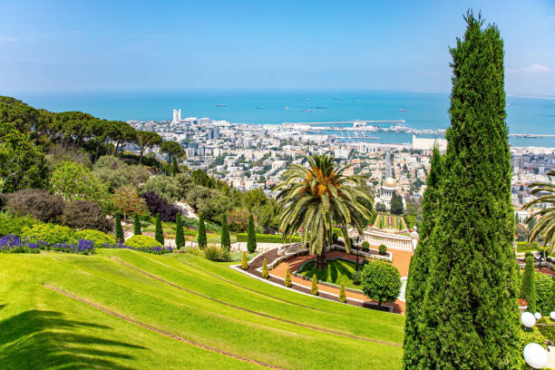 istock The cypress trees and green lawns 1331964663