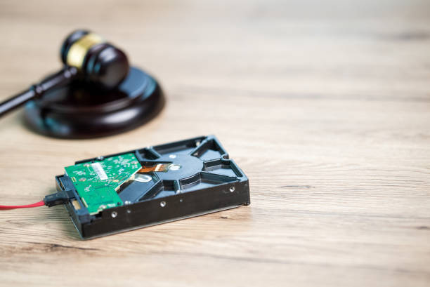 istock The forensic department recovers data from hard disks for trial. 1331969004