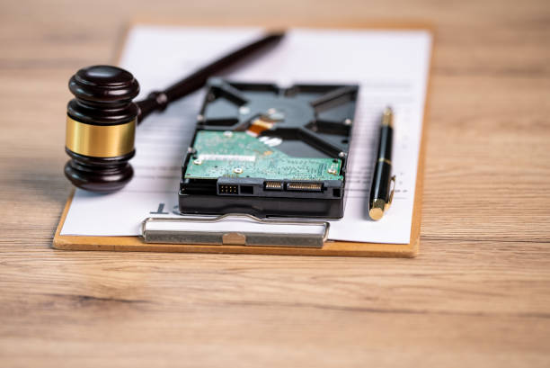 istock The forensic department recovers data from hard disks for trial. 1331969005