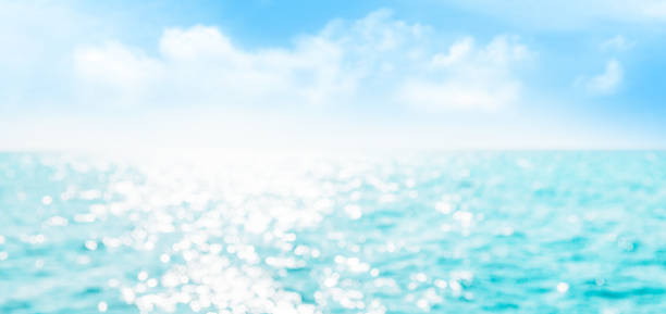 istock Summer sea with sparkling waves and blue sunny sky 1331973648