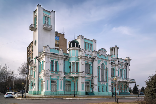 Building of wedding Palace in Astrakhan, Russia