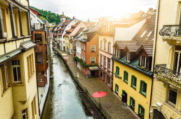 фишерау во фрайбурге, германия - freiburg im breisgau стоковые фото и изображения