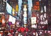 Times Square New York Painting