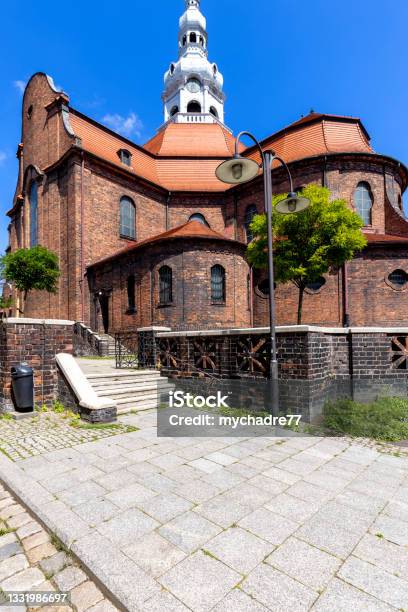 The Neobaroque Church Of St Anna In The Historic Mining Settlement Of Nikiszowiec Katowice Poland Stock Photo - Download Image Now