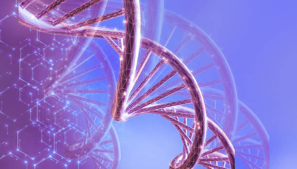 istock 3D illustration DNA sequence and COVID-19 infection virus cells. Abstract image coronavirus. World pandemic delta variant on planet Earth. Background 1331990719