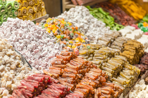 Traditional sweet turkish delights