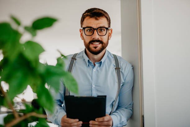 istock Portrait of a nerd 1332015580