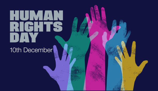 Human Rights Day vector art illustration