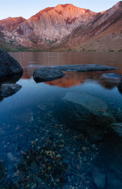 istock Sunrise over Convict Lake in California 1332017756