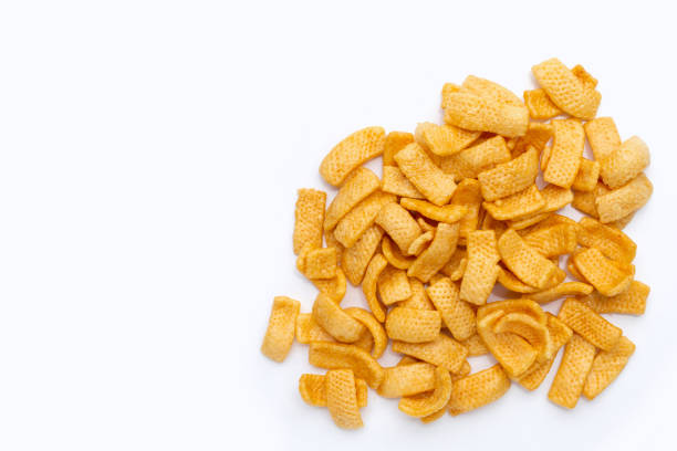 istock Potato chips, Snack coated in caramel 1332018747