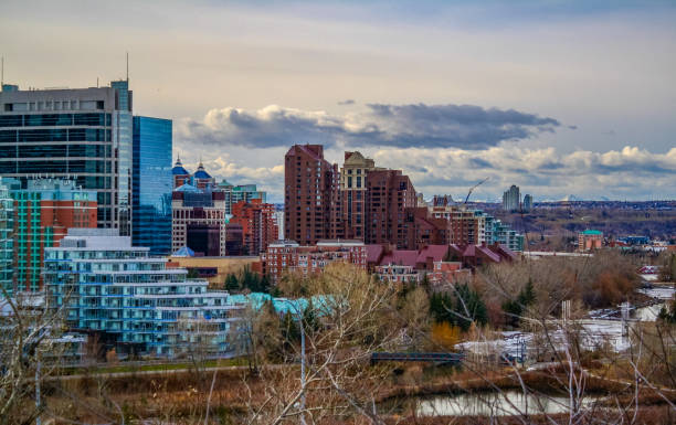istock Cloudy early winter cityscape 1332020060