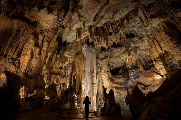 Giant’s Hall, Luray Caverns, Virginia, USA stock photo
