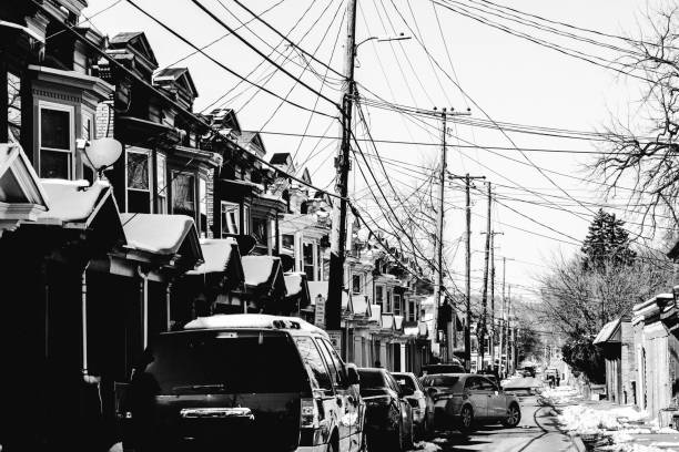 American homes. Allentown, Pennsylvania, USA