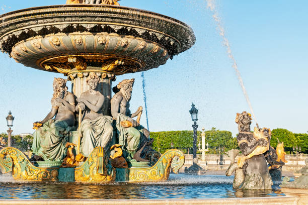 istock Paris: Fountain of the Seas, place de la Concorde 1332022449
