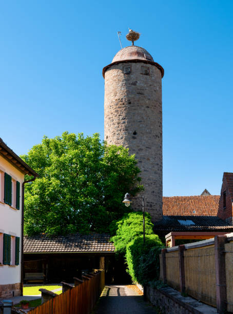 istock The Monk's Tower (also known as the Stork's or Witch's Tower) in Hammelburg 1332024141