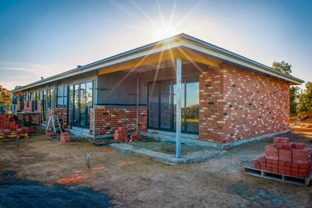 istock Residential house being built 1332025881