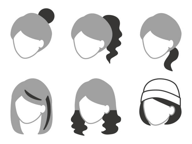 49 Cartoon Of Hair Highlights Stock Photos, Pictures & Royalty-Free Images  - iStock