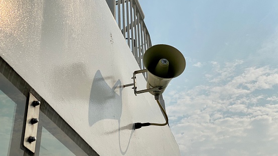 Photos megaphone shout warning system sound loud siren