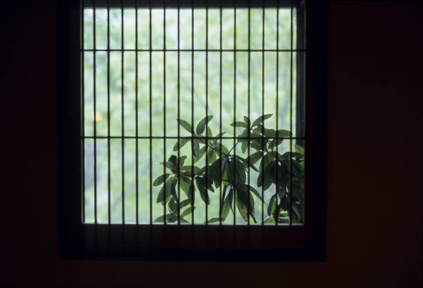 日本式の格子窓