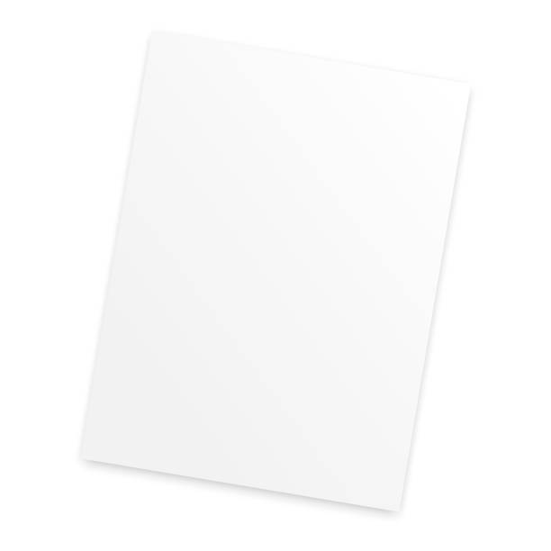 istock White sheet of paper, great design for any purposes. White background. Vector illustration. Stock image. EPS 10. 1332056974