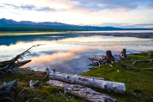 Nice Khovsgol lake in Mongolia