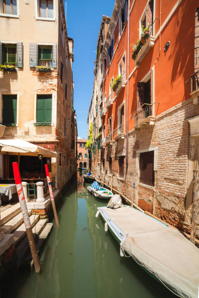 istock Venetial canal and antic building 1332062529