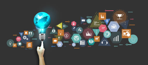 istock light bulb business design painting art  idea and concept think creativity. for success,plan,think,search,analyze,communicate, futuristic idea innovation technology modern. 1332064578