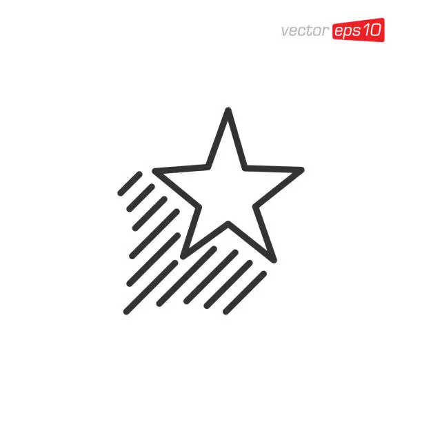 Vector illustration of Star Icon and Logo Design Vector