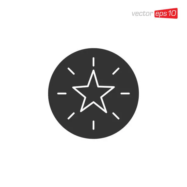 Vector illustration of Star Icon and Logo Design Vector
