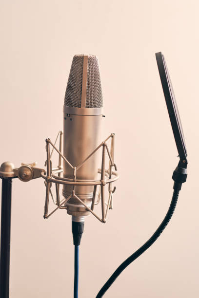 istock Recording studio equipment close up 1332068658