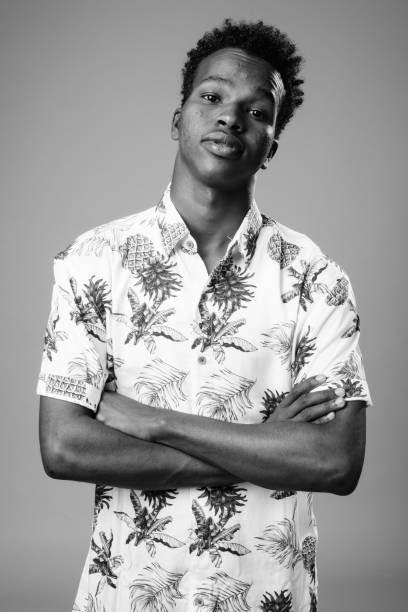istock Young African tourist man ready for vacation 1332069711