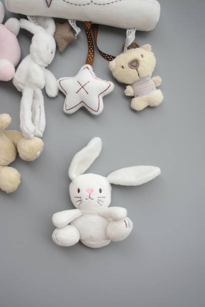 istock Cute small baby plush toys 1332073447