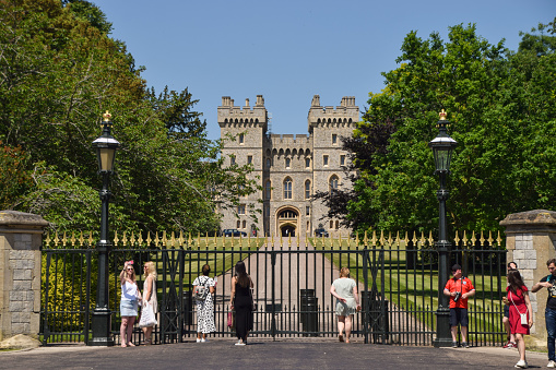 Windsor, United Kingdom - June 13 2021: Windsor Castle exterior