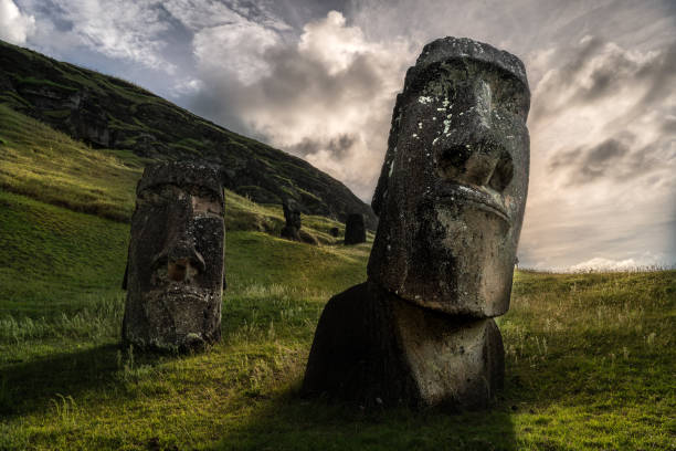 istock Ahu Anakena moai statues at the Easter Island 1332089066