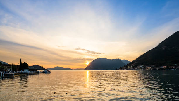 istock Lake Iseo & Monte Isola, Lombardy, Italy 1332090191