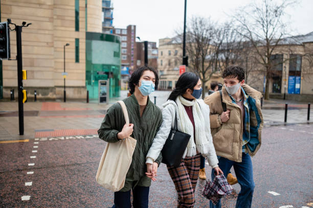istock Walking Over a Pedestrian Crossing 1332095752