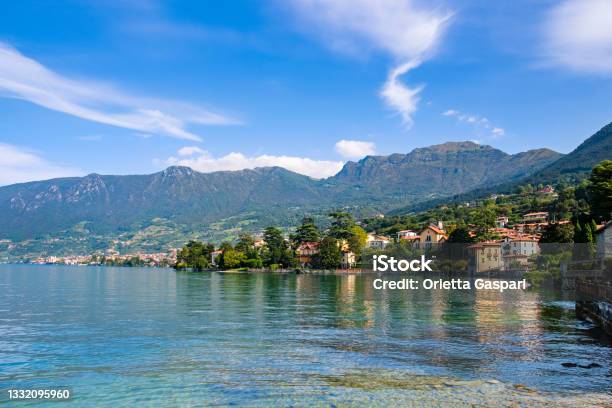 Sulzano Lake Iseo Italy Stock Photo - Download Image Now - Lake Iseo, Italy, Beauty In Nature