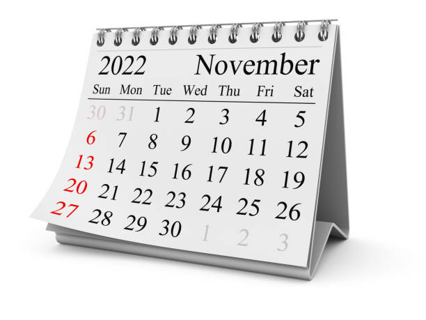 istock Calendar November 2022 1332099447